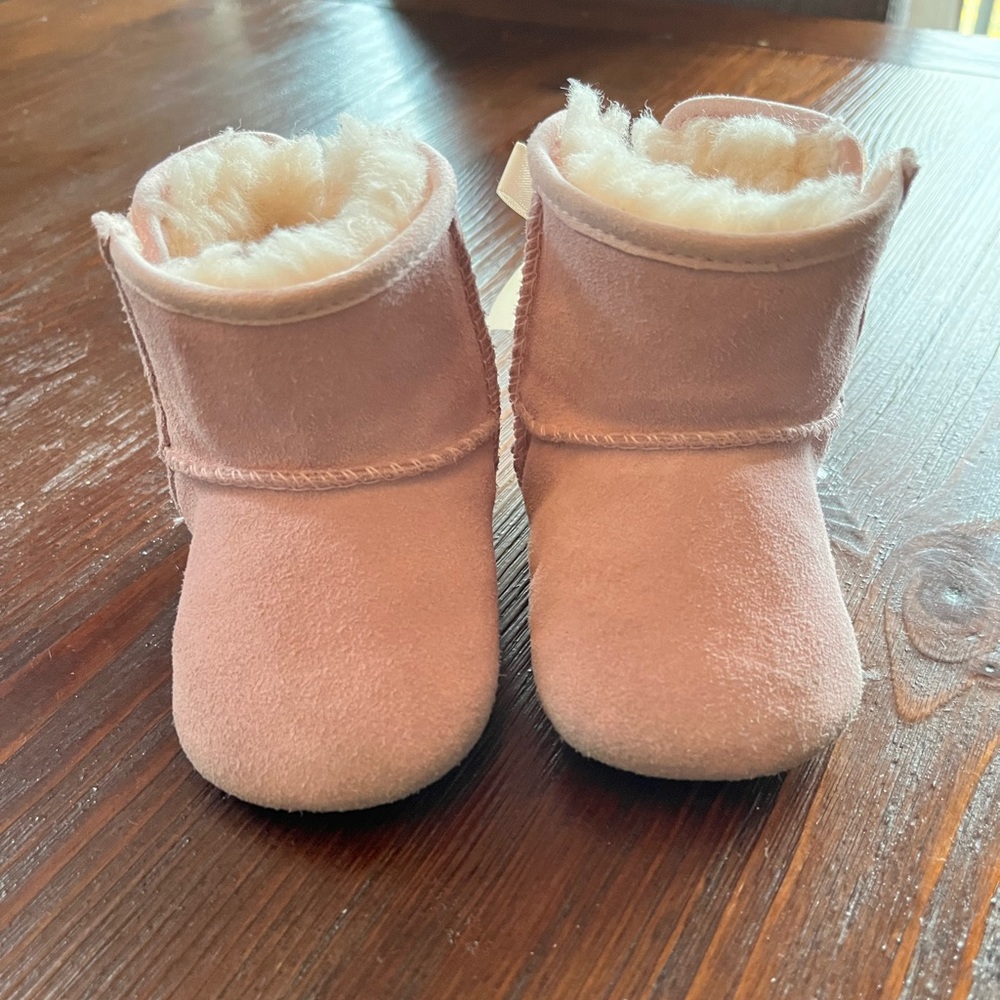 Baby Ugg Pink Booties Size 2